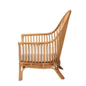   Modern European furniture - Flared Arm Rattan Accent Chair - www.oroa.com | Oroa.com