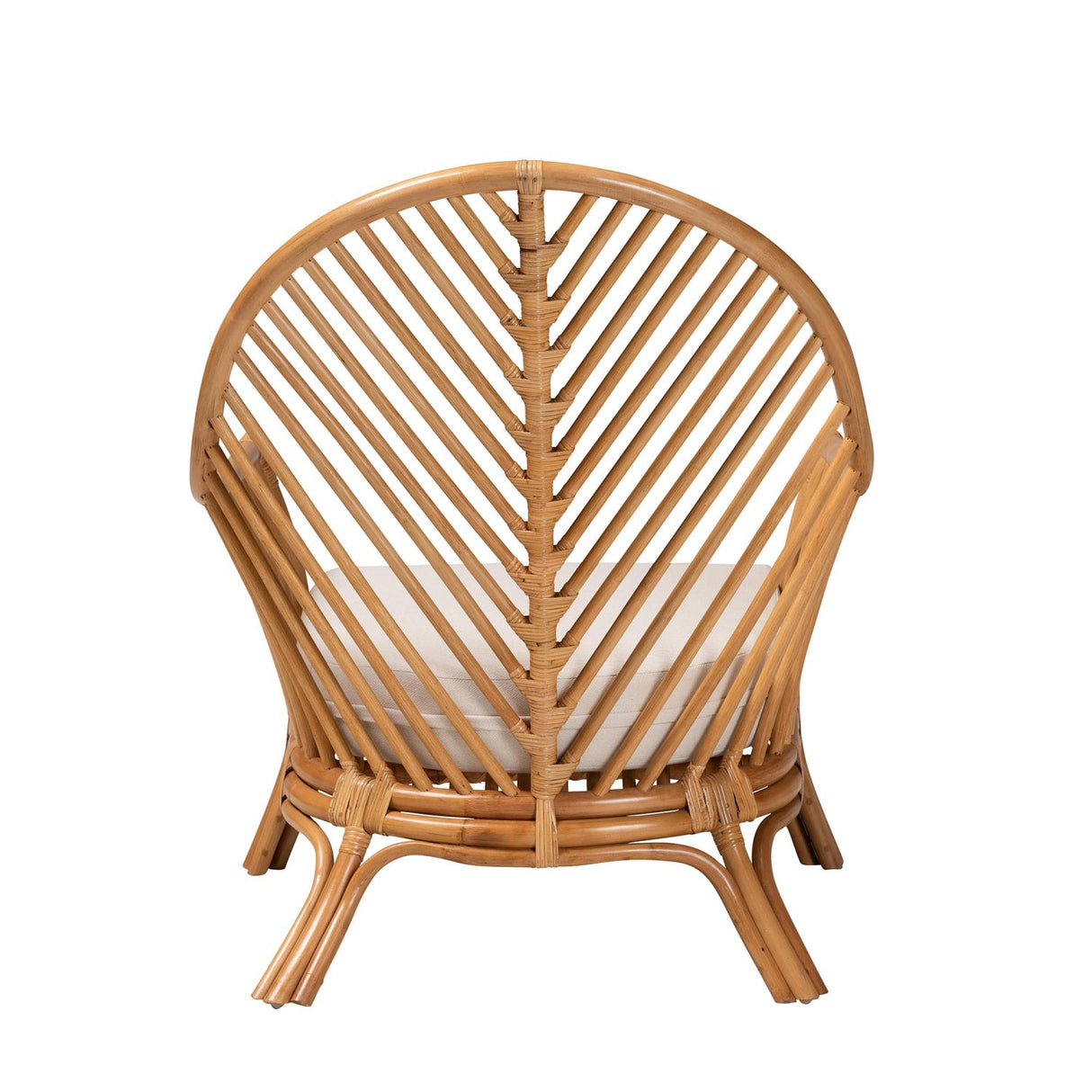   Modern European furniture - Flared Arm Rattan Accent Chair - www.oroa.com | Oroa.com