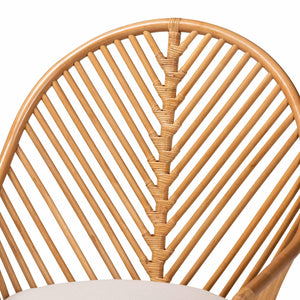   Modern European furniture - Flared Arm Rattan Accent Chair - www.oroa.com | Oroa.com