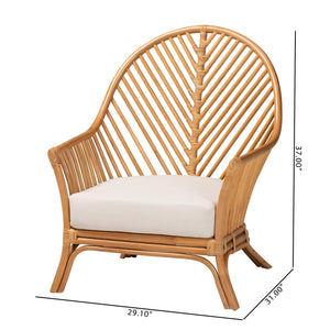   Modern European furniture - Flared Arm Rattan Accent Chair - www.oroa.com | Oroa.com