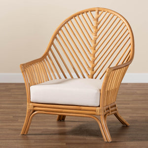   Modern European furniture - Flared Arm Rattan Accent Chair - www.oroa.com | Oroa.com