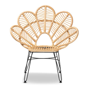   Modern European furniture - Leaf Inspired Rattan Accent Chair - www.oroa.com | Oroa.com