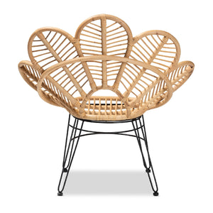   Modern European furniture - Leaf Inspired Rattan Accent Chair - www.oroa.com | Oroa.com