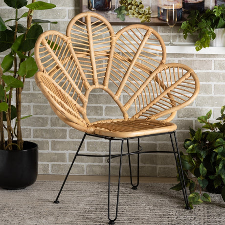   Modern European furniture - Leaf Inspired Rattan Accent Chair - www.oroa.com | Oroa.com