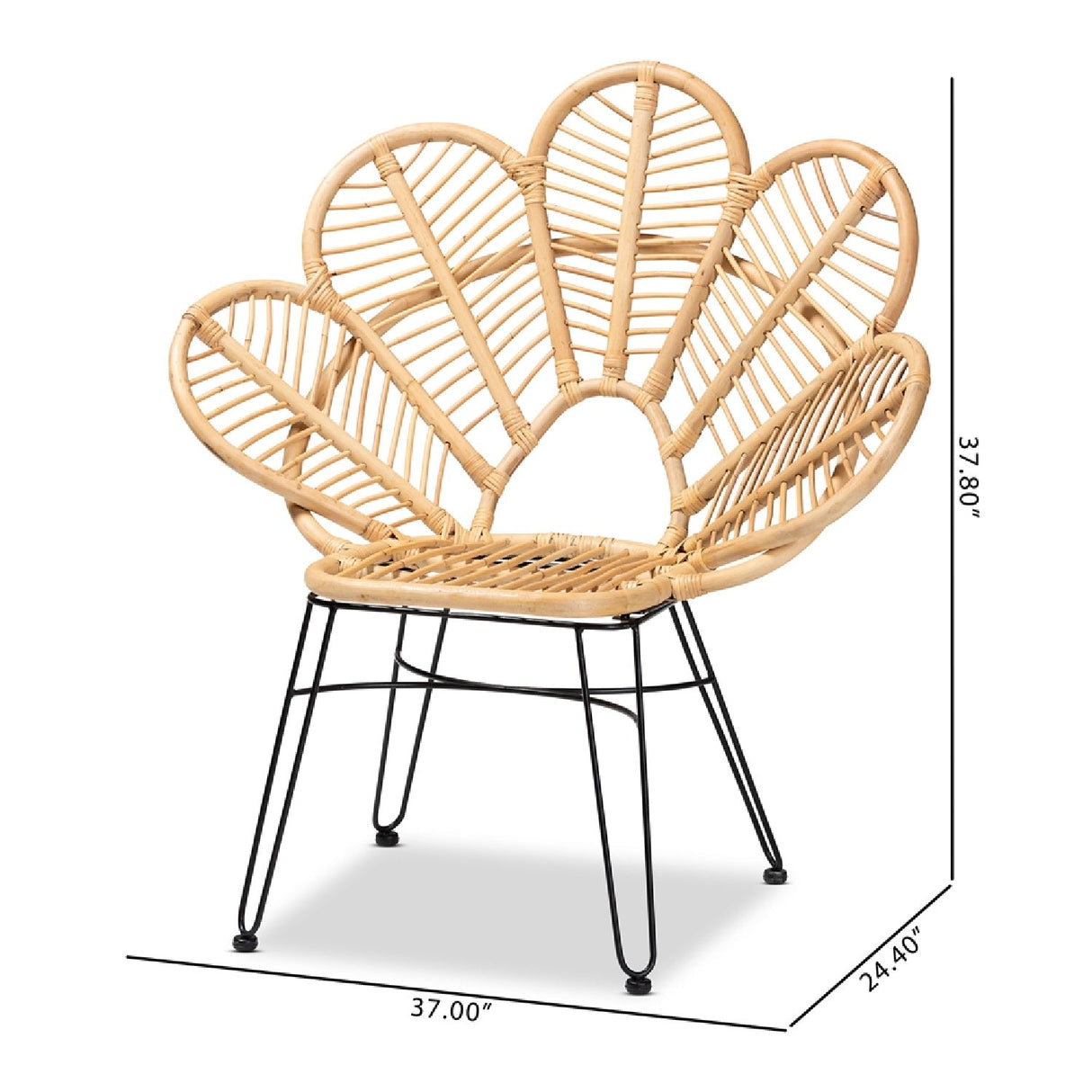  Modern European furniture - Leaf Inspired Rattan Accent Chair - www.oroa.com | Oroa.com