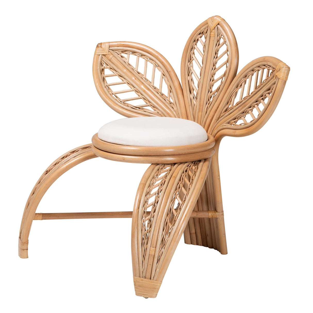   Modern European furniture - Flower Inspired Rattan Accent Chair - www.oroa.com | Oroa.com