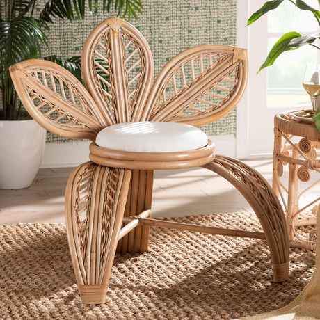  Modern European furniture - Flower Inspired Rattan Accent Chair - www.oroa.com | Oroa.com
