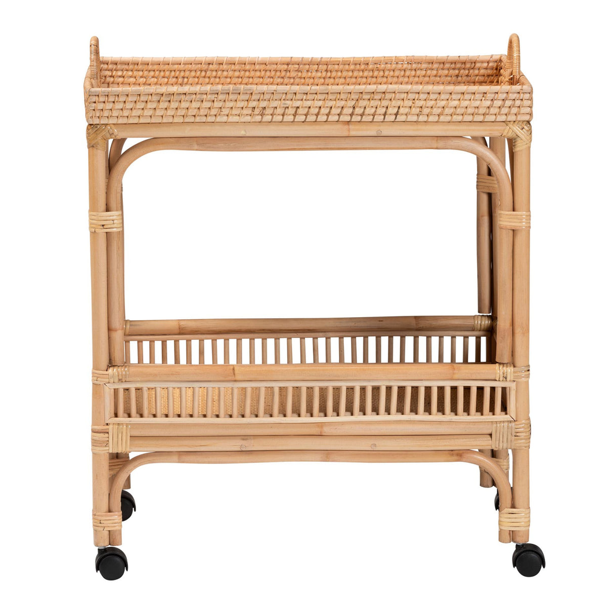   Modern European furniture - Woven Rattan Wine Cart - www.oroa.com | Oroa.com