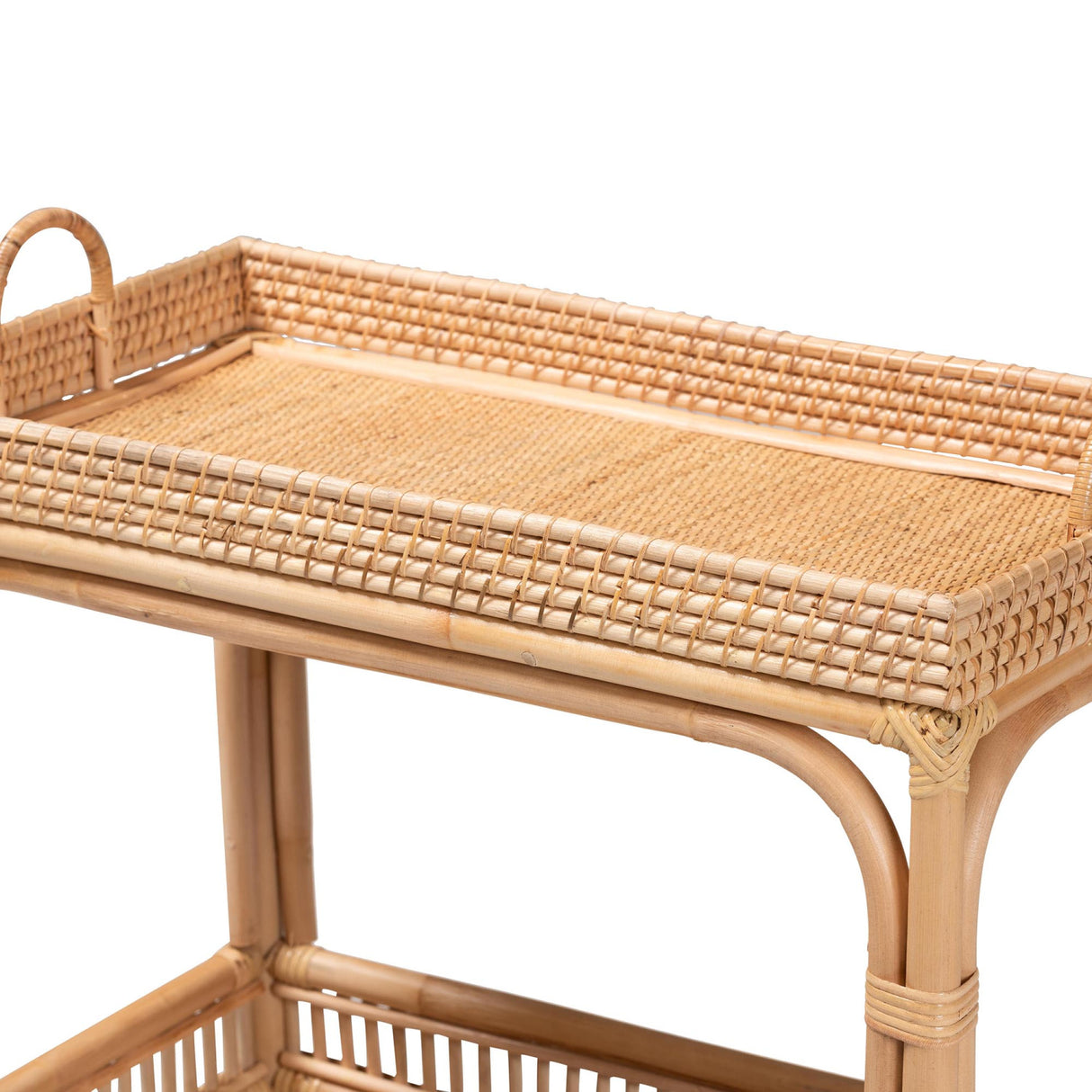   Modern European furniture - Woven Rattan Wine Cart - www.oroa.com | Oroa.com