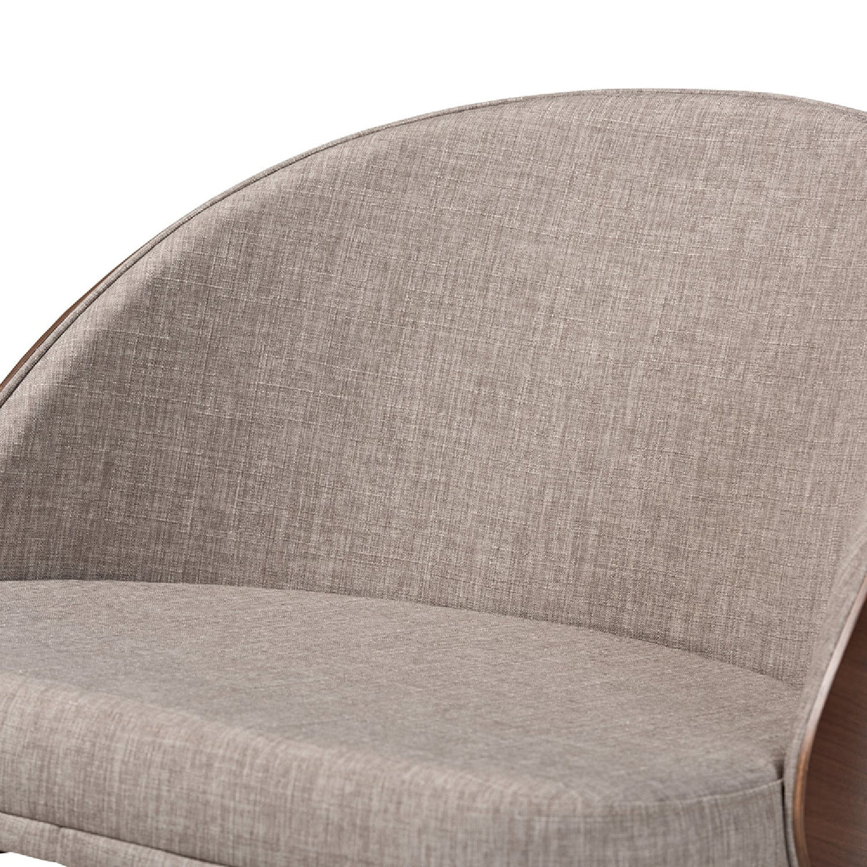   Modern European furniture - Walnut Framed Curved Accent Chairs 2 - www.oroa.com | Oroa.com