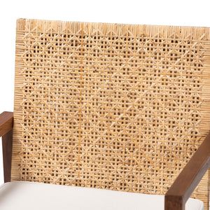   Modern European furniture - Acacia Framed Rattan Lounge Chair - www.oroa.com | Oroa.com
