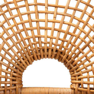   Modern European furniture - Curved Seat Rattan Accent Chair - www.oroa.com | Oroa.com