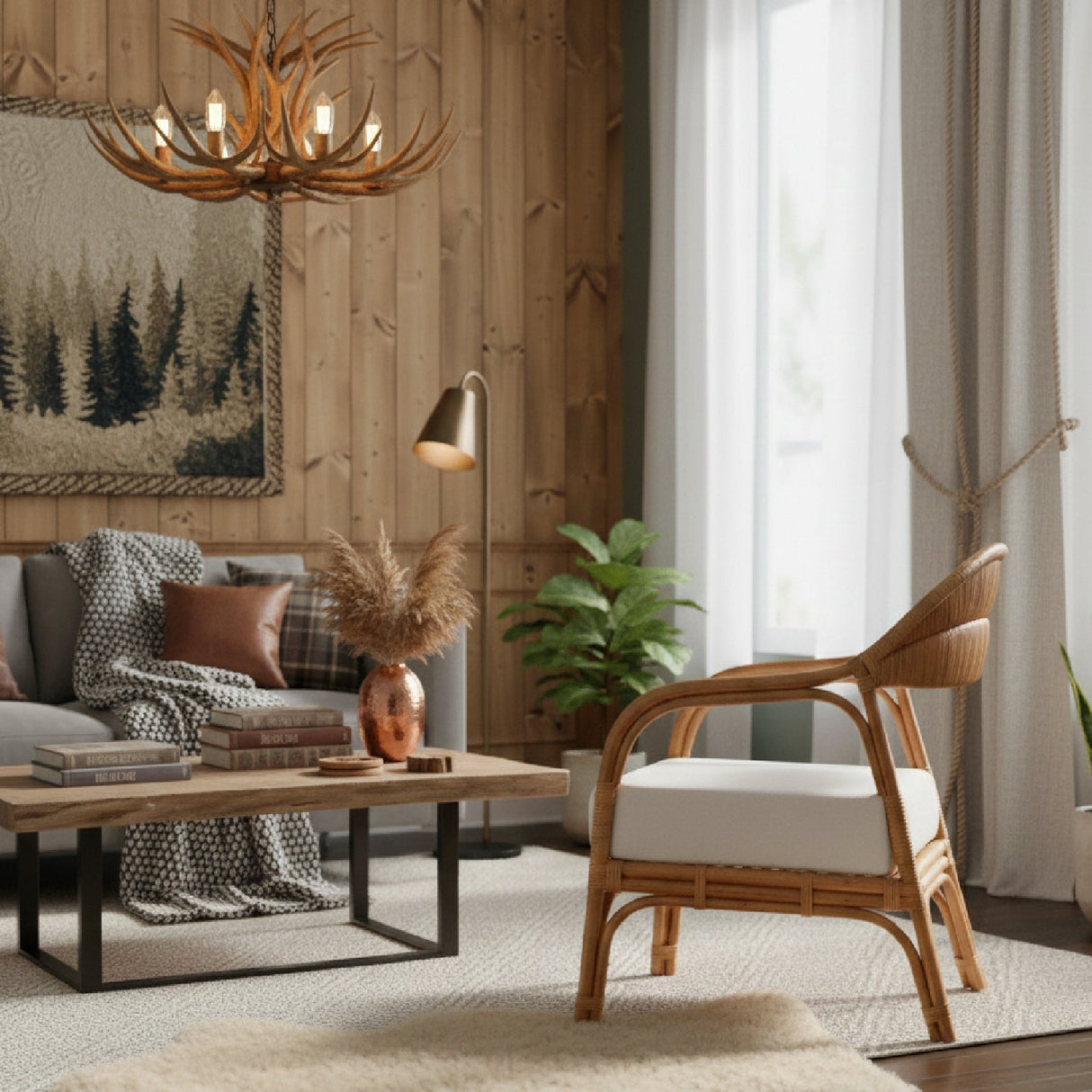   Modern European furniture - Cushioned Seat Rattan Accent Chair - www.oroa.com | Oroa.com