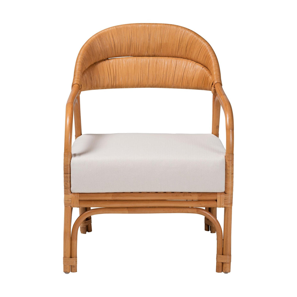   Modern European furniture - Cushioned Seat Rattan Accent Chair - www.oroa.com | Oroa.com