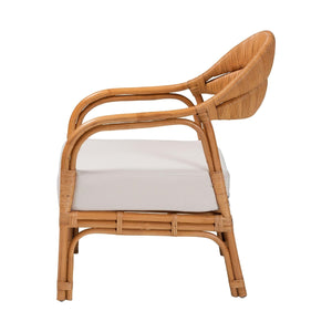   Modern European furniture - Cushioned Seat Rattan Accent Chair - www.oroa.com | Oroa.com