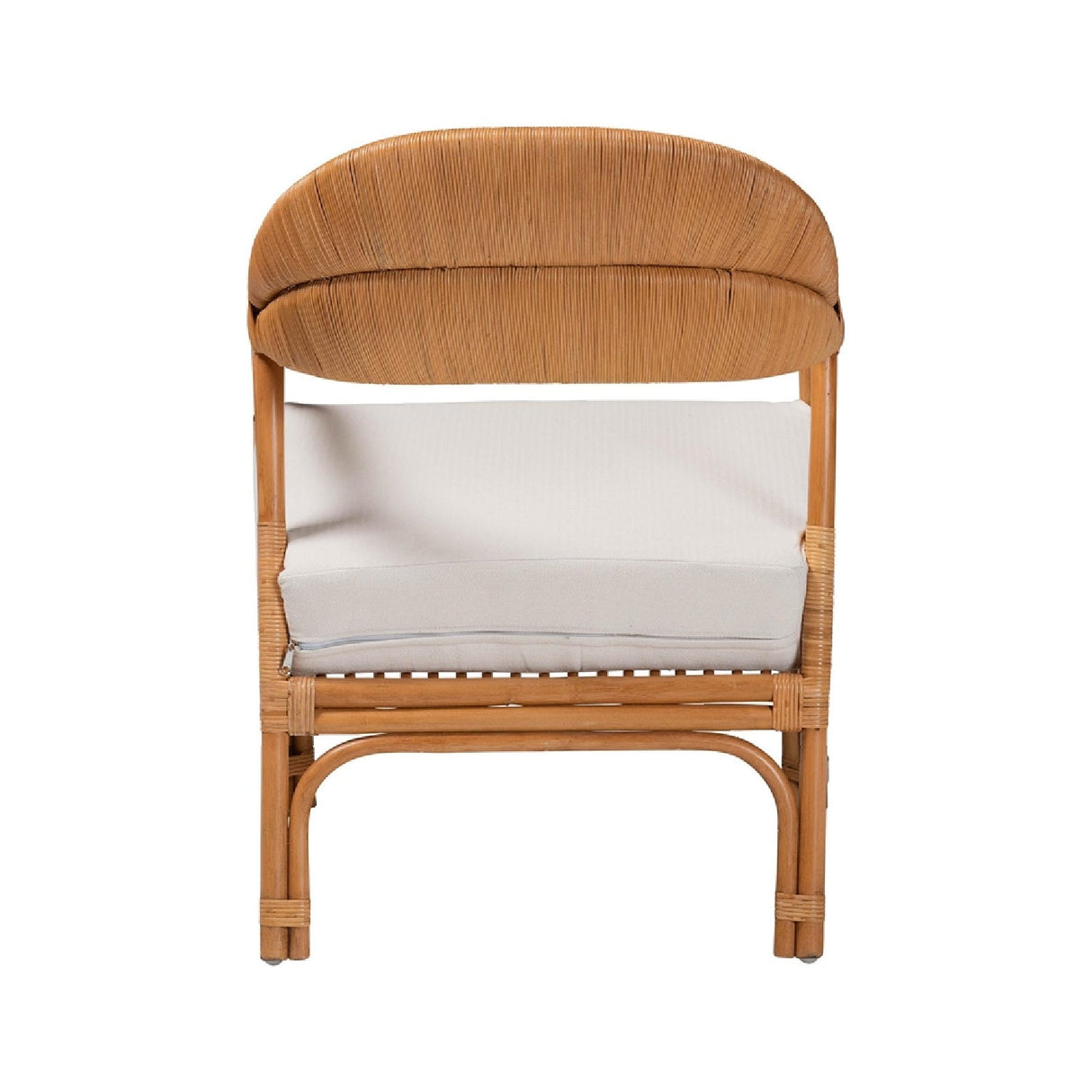   Modern European furniture - Cushioned Seat Rattan Accent Chair - www.oroa.com | Oroa.com