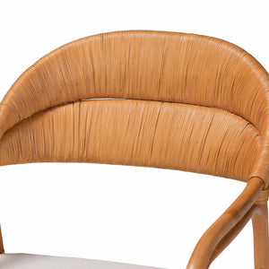   Modern European furniture - Cushioned Seat Rattan Accent Chair - www.oroa.com | Oroa.com