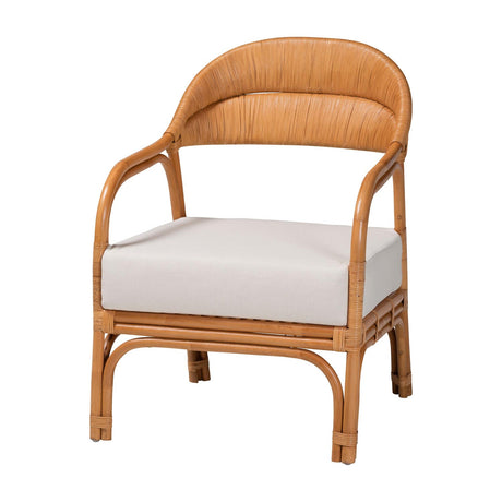   Modern European furniture - Cushioned Seat Rattan Accent Chair - www.oroa.com | Oroa.com