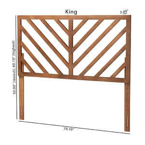   Modern European furniture - Wooden Chevron King Size Headboard - www.oroa.com | Oroa.com