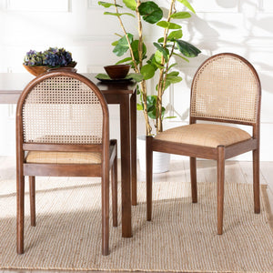   Contract furniture - Acacia Framed Rattan Dining Chairs 2 - www.oroatrade.com | Oroa.com