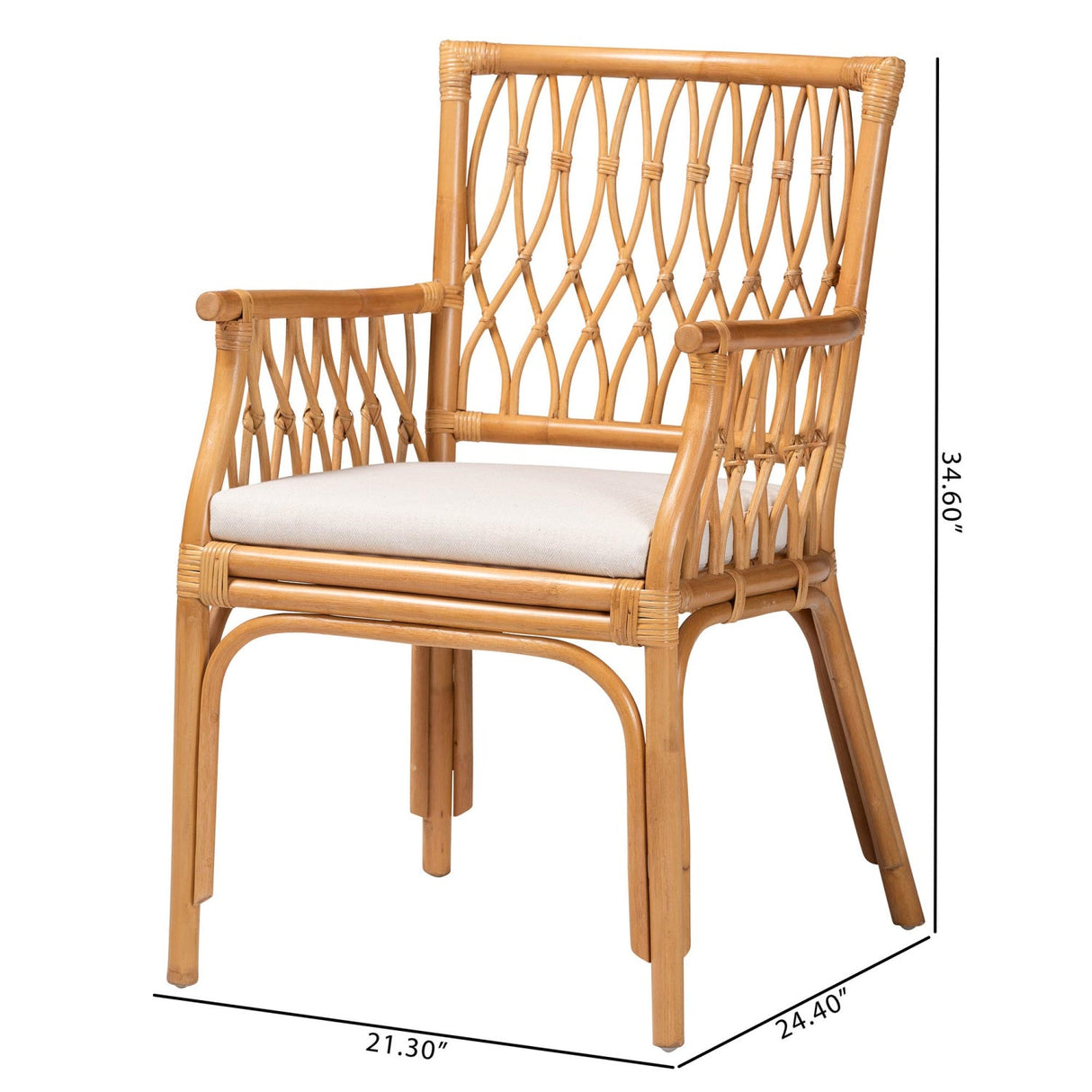   Modern European furniture - Rattan Openwork Accent Armchair - www.oroa.com | Oroa.com