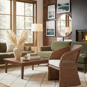  Modern European furniture - Braided Rattan Accent Chair - www.oroa.com | Oroa.com
