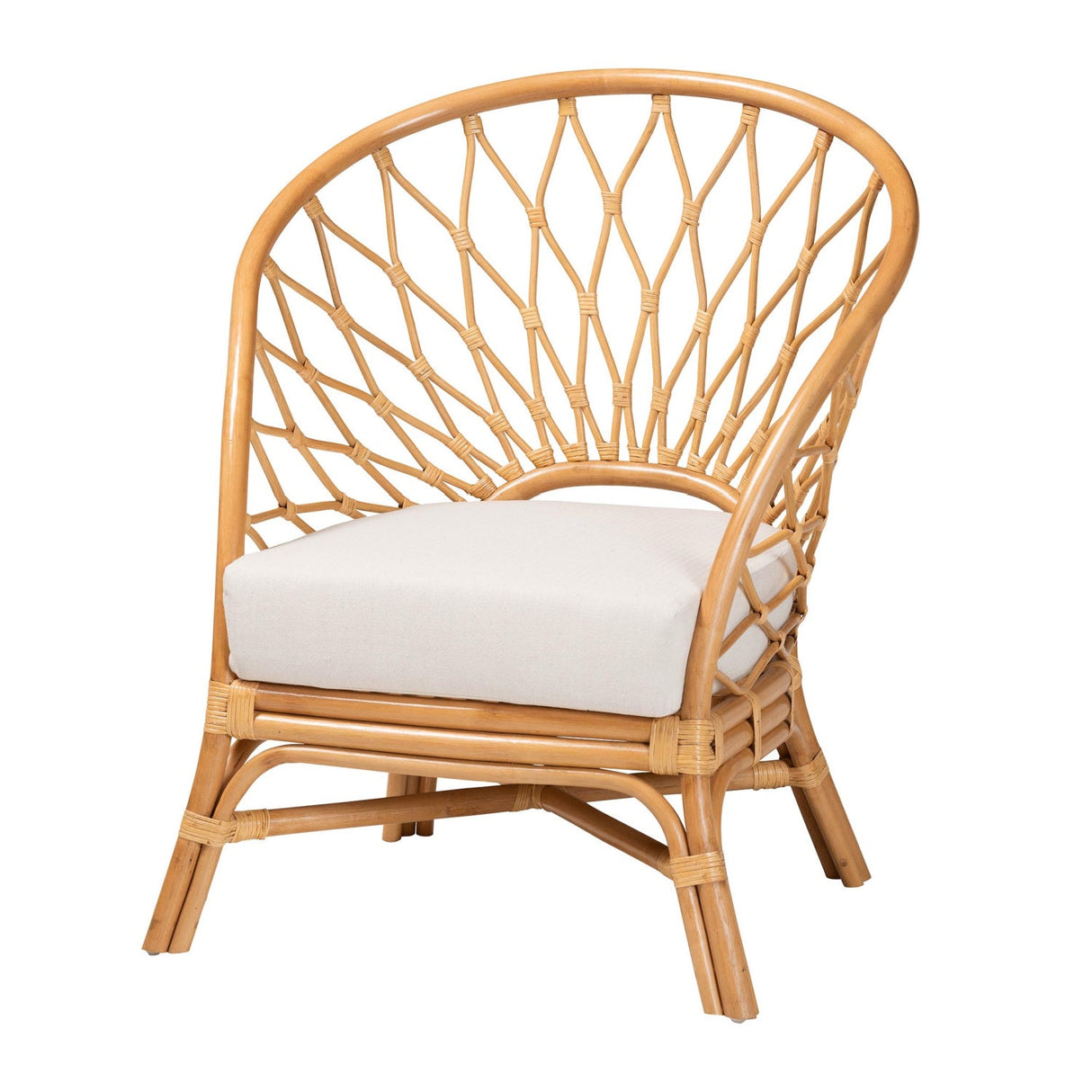   Modern European furniture - Rattan Sloped Accent Chair - www.oroa.com | Oroa.com