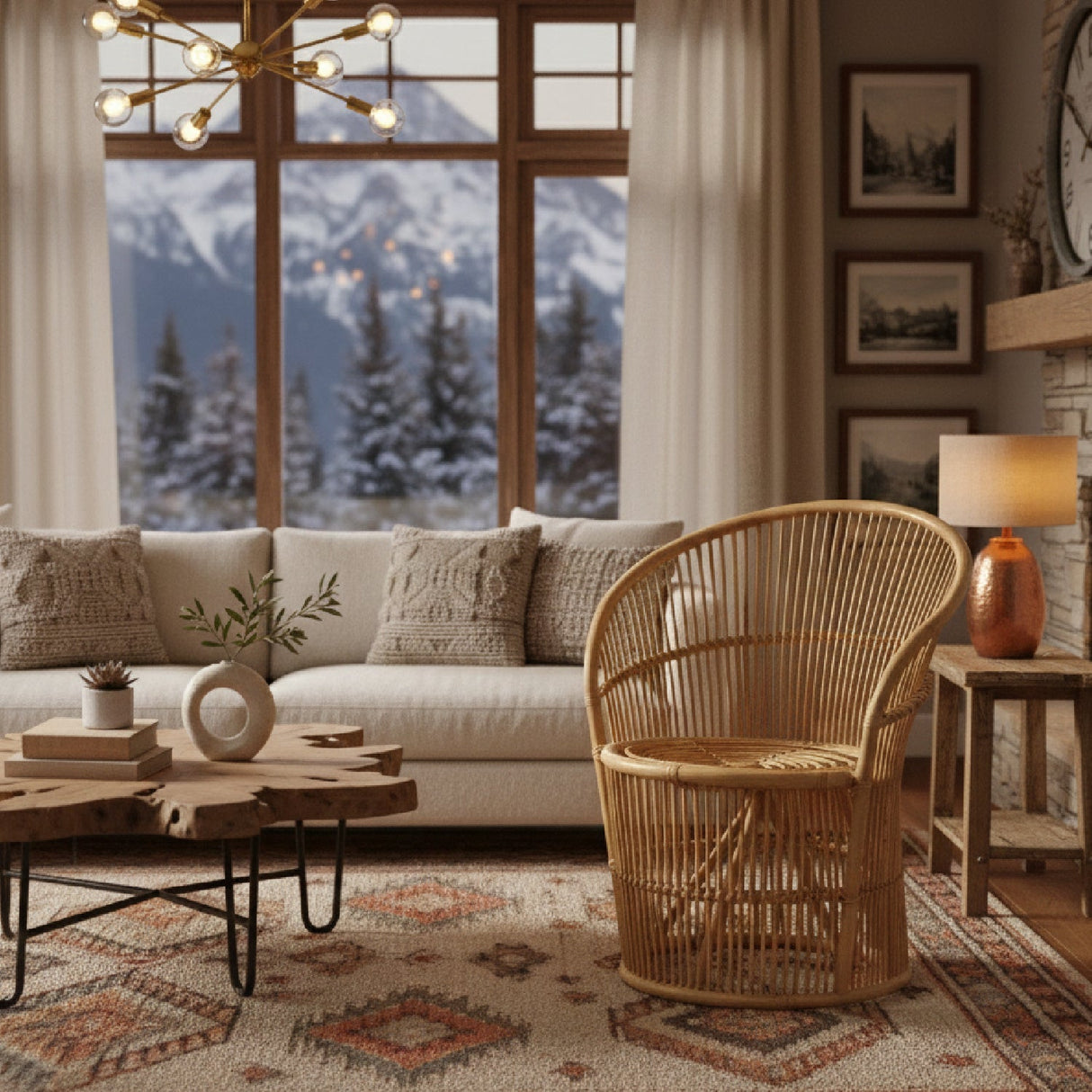   Modern European furniture - Rattan Round Base Accent Chair - www.oroa.com | Oroa.com