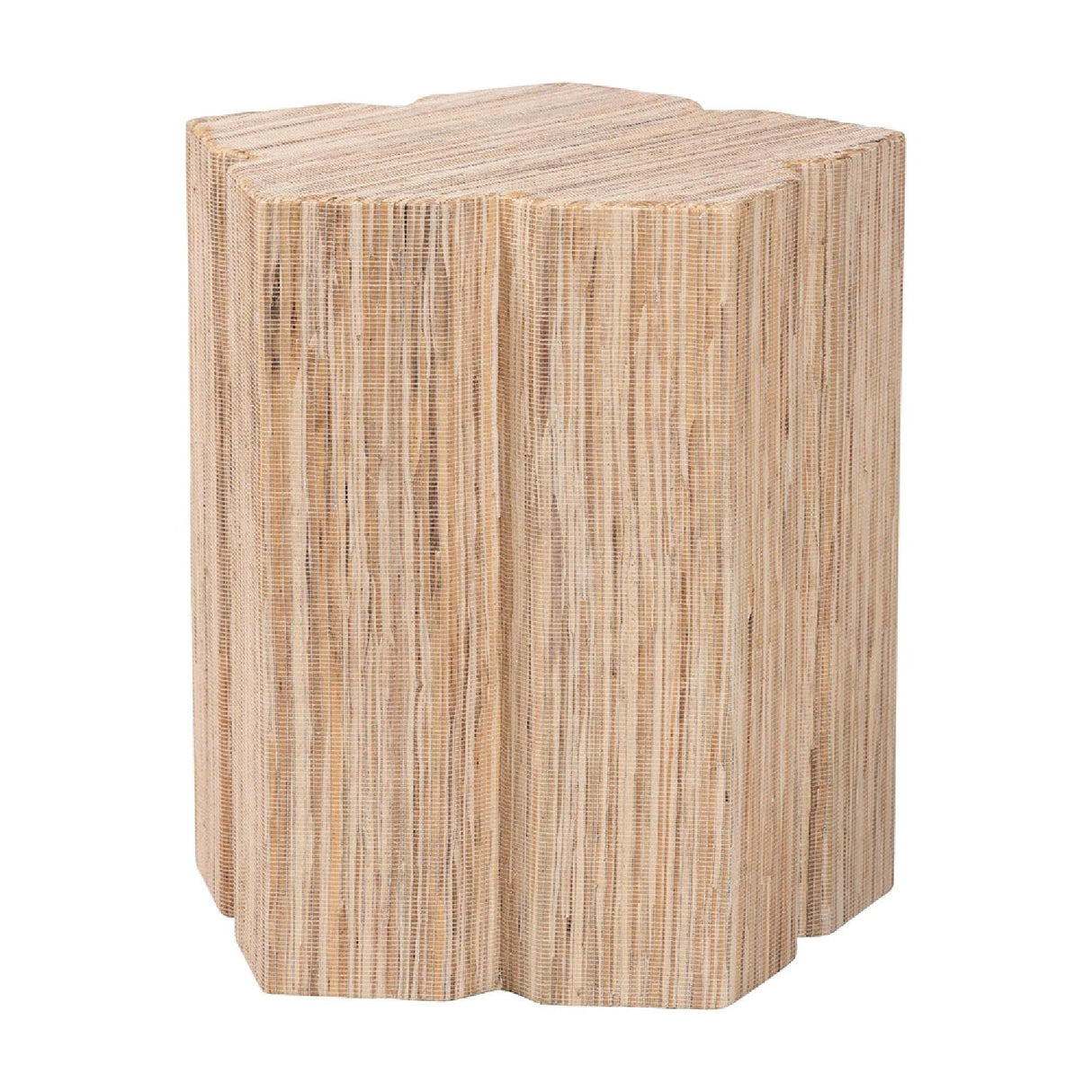   Modern European furniture - Grasscloth Flower Inspired End Table - www.oroa.com | Oroa.com