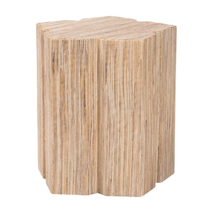   Modern European furniture - Grasscloth Flower Inspired End Table - www.oroa.com | Oroa.com