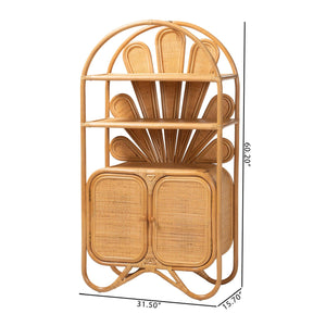   Modern European furniture - Rattan Peacock Fan Cabinet - www.oroa.com | Oroa.com