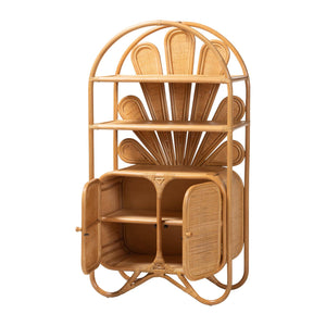   Modern European furniture - Rattan Peacock Fan Cabinet - www.oroa.com | Oroa.com