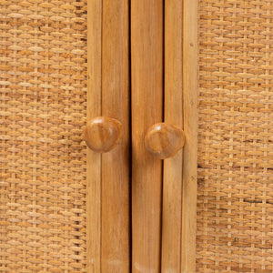   Modern European furniture - Rattan Peacock Fan Cabinet - www.oroa.com | Oroa.com