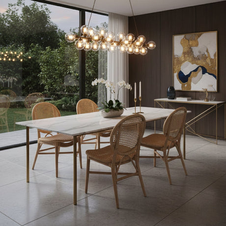   Contract furniture - Round Back Rattan Dining Chair - www.oroatrade.com | Oroa.com