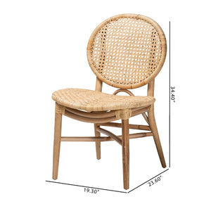   Contract furniture - Round Back Rattan Dining Chair - www.oroatrade.com | Oroa.com
