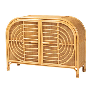   Modern European furniture - Natural Rattan 2 Door Sideboard - www.oroa.com | Oroa.com