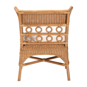   Modern European furniture - Braided Rattan Padded Accent Chair - www.oroa.com | Oroa.com