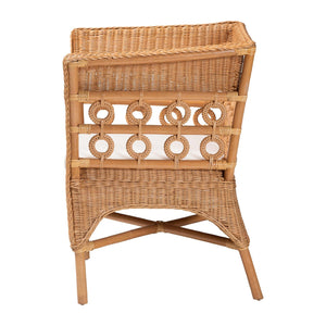  Modern European furniture - Braided Rattan Padded Accent Chair - www.oroa.com | Oroa.com