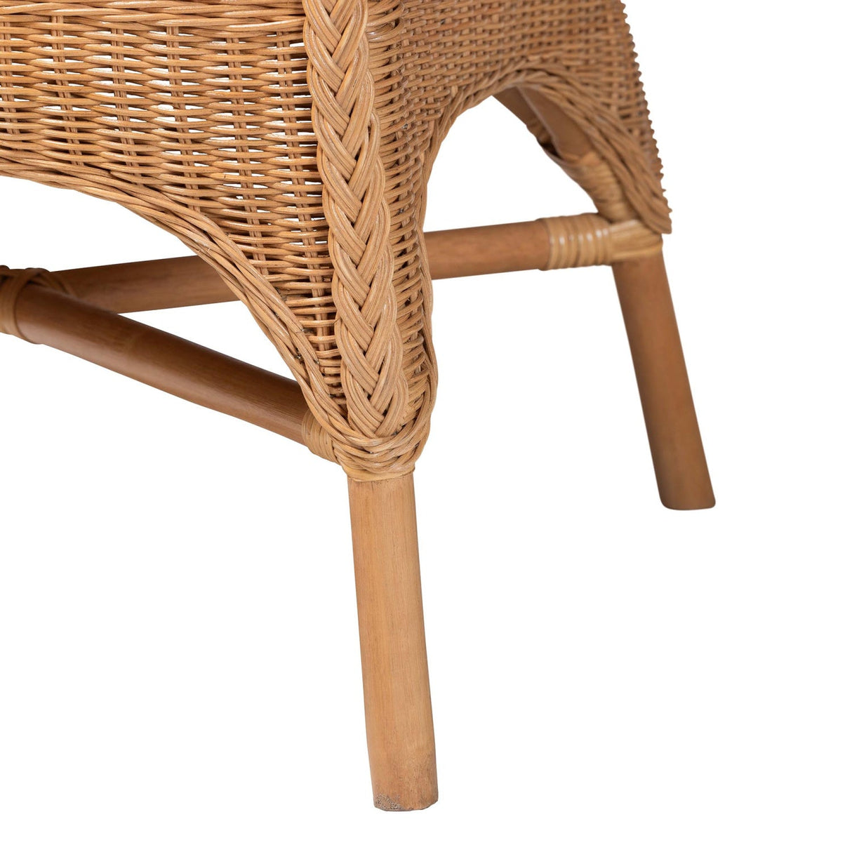   Modern European furniture - Braided Rattan Padded Accent Chair - www.oroa.com | Oroa.com