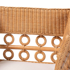   Modern European furniture - Braided Rattan Padded Accent Chair - www.oroa.com | Oroa.com