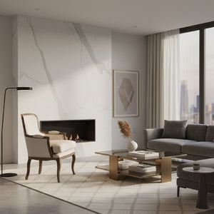   Modern European furniture - Beige Cotton Classic Accent Chair - www.oroa.com | Oroa.com