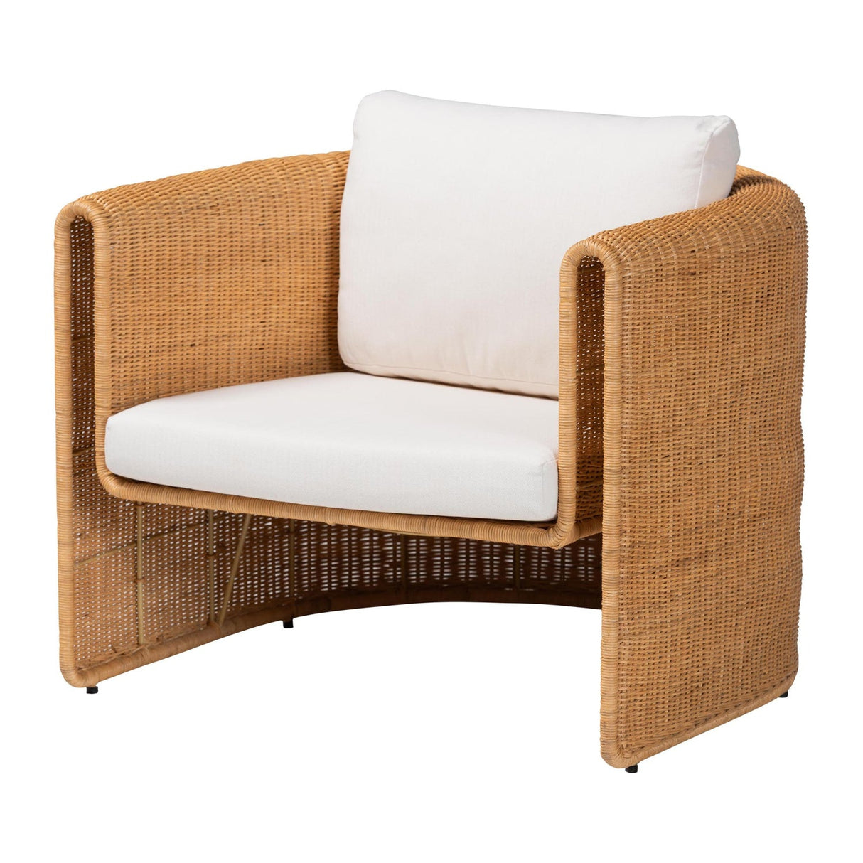   Modern European furniture - U Shaped Rattan Lounge Armchair - www.oroa.com | Oroa.com