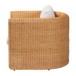   Modern European furniture - U Shaped Rattan Lounge Armchair - www.oroa.com | Oroa.com