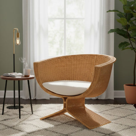   Modern European furniture - Woven Rattan Bohemian Lounge Chair - www.oroa.com | Oroa.com