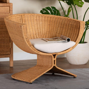   Modern European furniture - Woven Rattan Bohemian Lounge Chair - www.oroa.com | Oroa.com