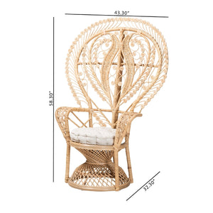   Modern European furniture - Rattan Indoor Semi Outdoor Peacock Accent Chair - www.oroa.com | Oroa.com