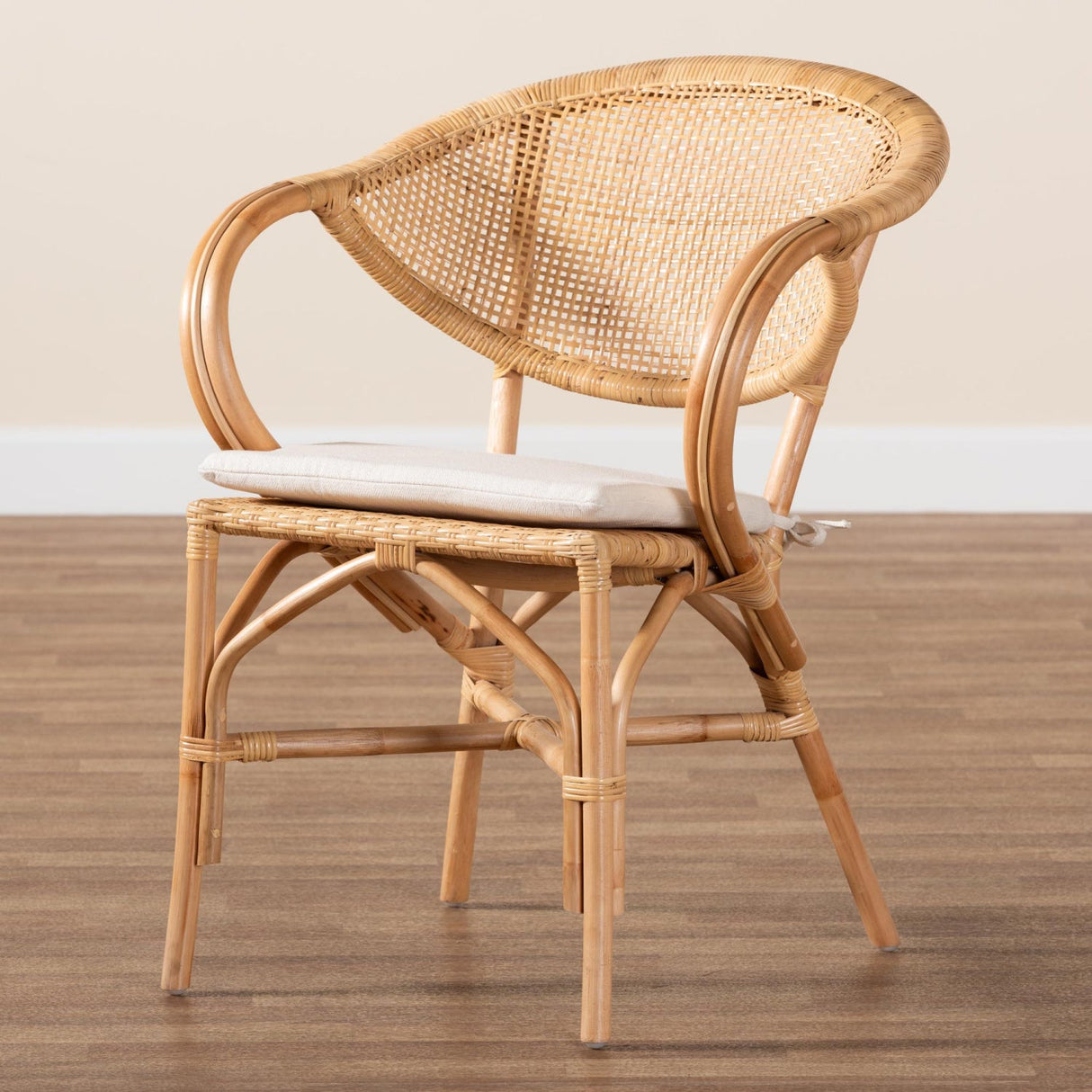  Modern European furniture - Natural Rattan Framed Dining Chair - www.oroa.com | Oroa.com