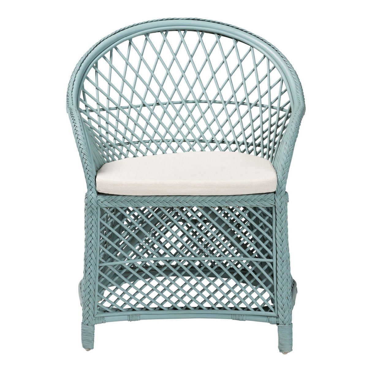   Modern European furniture - Braided Rattan Bohemian Accent Armchair - www.oroa.com | Oroa.com