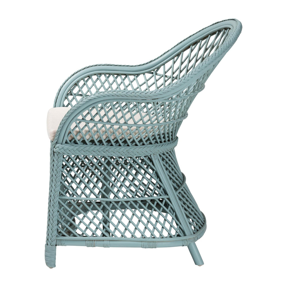   Modern European furniture - Braided Rattan Bohemian Accent Armchair - www.oroa.com | Oroa.com