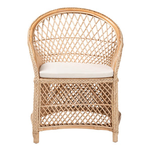   Modern European furniture - Braided Rattan Bohemian Accent Armchair - www.oroa.com | Oroa.com